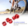 5Pcs Bicycle Chainring Bolts Aluminum Alloy Double Chainring Bolts for