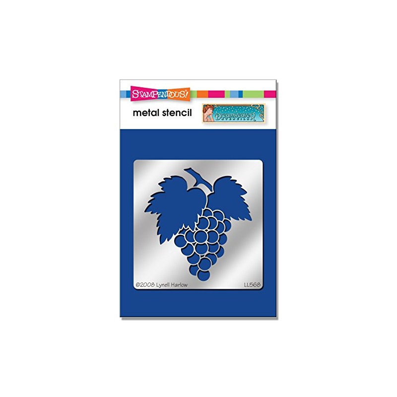Stampendous Dreamweaver Stencil, Grape Cluster