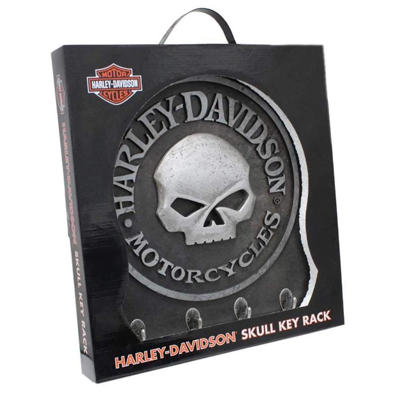 Harley-Davidson Sculpted 3D Willie G Skull Key Rack, Textured Finish