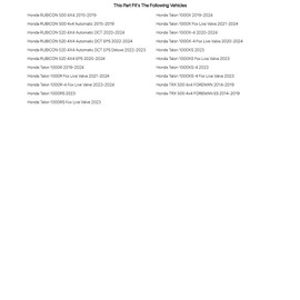 Tusk Drivetrain Oil Change Kit with Pro Honda Oil Compatible with Honda Rubicon 500 4X4 2015-2019/Rubicon 520 2020-2025/Talon 1000R/X/X-4 2019-2024