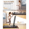 Jagjog Foldable Treadmill Under Desk Walking Pad for Home Gym
