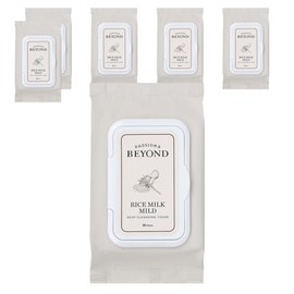 Beyond Rice Milk Mild Deep Cleansing Tissue, 50 sheets, 6 pcs / 비욘드 라이스밀크 마일드 딥 클렌징 티슈, 50매입, 6개