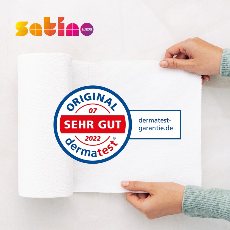 Satino Kitchen Roll 2-Ply – Extremely Absorbent, Extra Tear-Resistant &