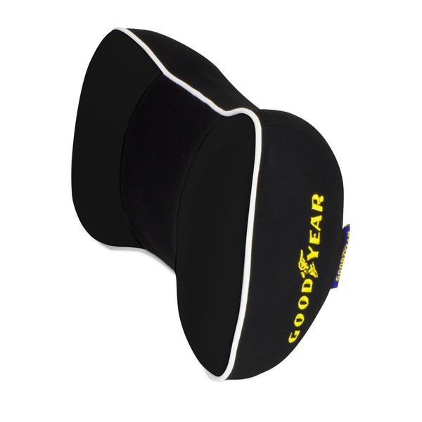 Goodyear GY1007 -Travel Neck Pillow for Car/SUV -100% Pure Memory