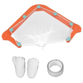 2 Set Triangle Holder Filter Stable Corner Sink Strainer with 100PCS Sink Strainer Bag for Kitchen Waste Leftover Orange