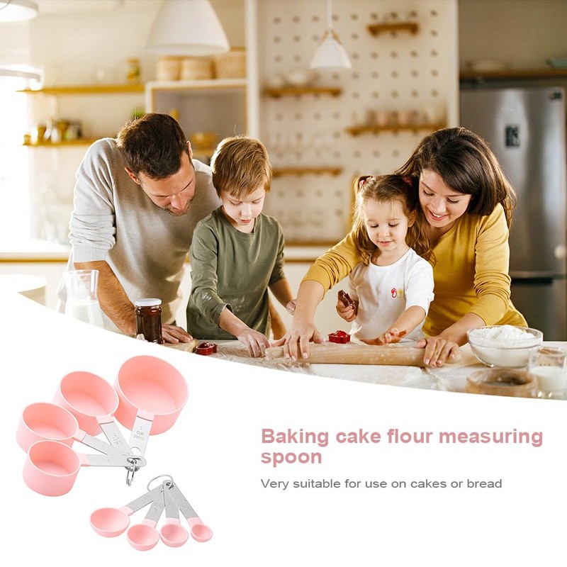 8 Pcs Measuring Cups and Spoons Set Measuring Spoons Sets