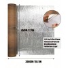 Chejiaye Luxury Thicken Wood Grain Peel and Stick Floor Tiles