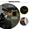 40 Sheets Reactive Shooting Target, 8 in Bullseye Reactive Shooting