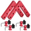 90 Degree Positioning Squares, Right Angle Clamps for Woodworking 5.5"