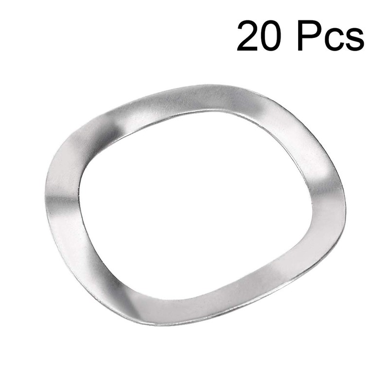 sourcing map 10Pcs 0.63" x 0.83" x 0.01" 304 Stainless