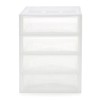Gracious Living 4 Drawer Desktop Countertop Storage with Organizer Lid