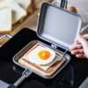 Aluminum Double Sided Frying Pan Dual Sided Sandwich Maker Pan