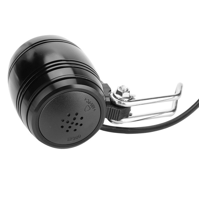 LED Aluminum E bike Headlight Horn 2 In 1 Set