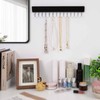 SCUNDA Wall Mounted Necklace Holder, Classic Style Necklace Holder, Tangle-Free