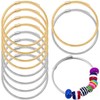 Hzopcw 10pcs Stainless Steel Snake Charm Bracelets, Adjustable Snake BracelHets