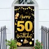 GoldRock 50th Birthday Decoration Banner Background, Birthday Banner 50, Decoration
