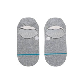 Stance Men's Icon No Show 3 Pack Socks (Medium, Heather Grey)