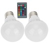 2Pcs E27 3W RGB Bulb Lamp Color Changing Bulb Light