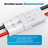 Malictele Anderson Connector, 350Amp Battery Quick Disconnect 2/0AWG 600V Heavy-Duty