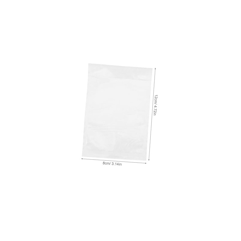 100 Piezas Bolsas Autoadhesivas Transparentes para Envío de Resistente y