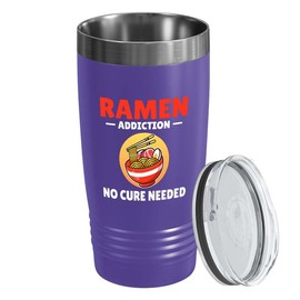 Luxe Gifting Ramen Lover Purple Edition Viking Tumbler 20oz - addiction no cure - Food Lovers chicken pumpkin vegan pantry spicy noodles
