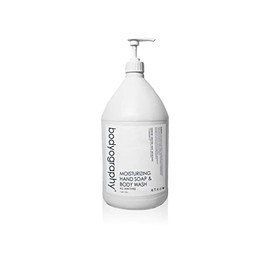 Bodyography - Moisturizing Hand Soap and Body Wash | 1 gallon, 3.8L | Lavender Peppermint Refill Bottle With Pump, Suitable for All Skin Types - 1 Gallon Pack