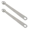 BERYLER 2PCS 1/16 Teaspoon(1/16tsp, Pinch) Single Tiny Measuring Spoon, Small