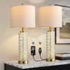 Oneach 27.75” Table Lamps Set of 2, Gold Modern Bedside