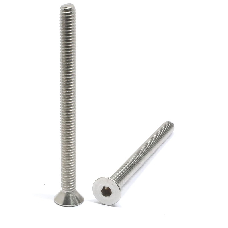 iexcell 10 Pcs 5/16-18 x 4" Stainless Steel 304 Hex