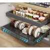 Seinloes 2 Pack Pull out Cabinet Organizer 21" Deep With