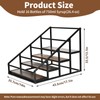 YQBRAO Coffee Syrup Rack Organizer,Liquor Bottle Display Shelf,Water cup display