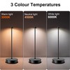 SAKRINGT 2 Pack Cordless Table Lamps Rechargeable, 6000mAh Battery Operated