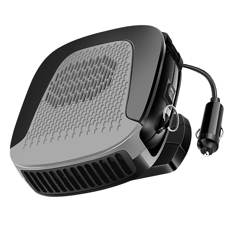 12V Car Heater Heating Fan 360° Rotation Automobile Interior Windshield