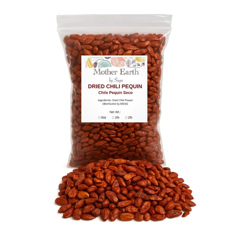 Generic Dried Whole Chili Pequin Peppers for Mexican food, Chile