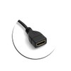 SYSTEM-S Mini HDMI Plug 90° Degrees Left Angled to Standard