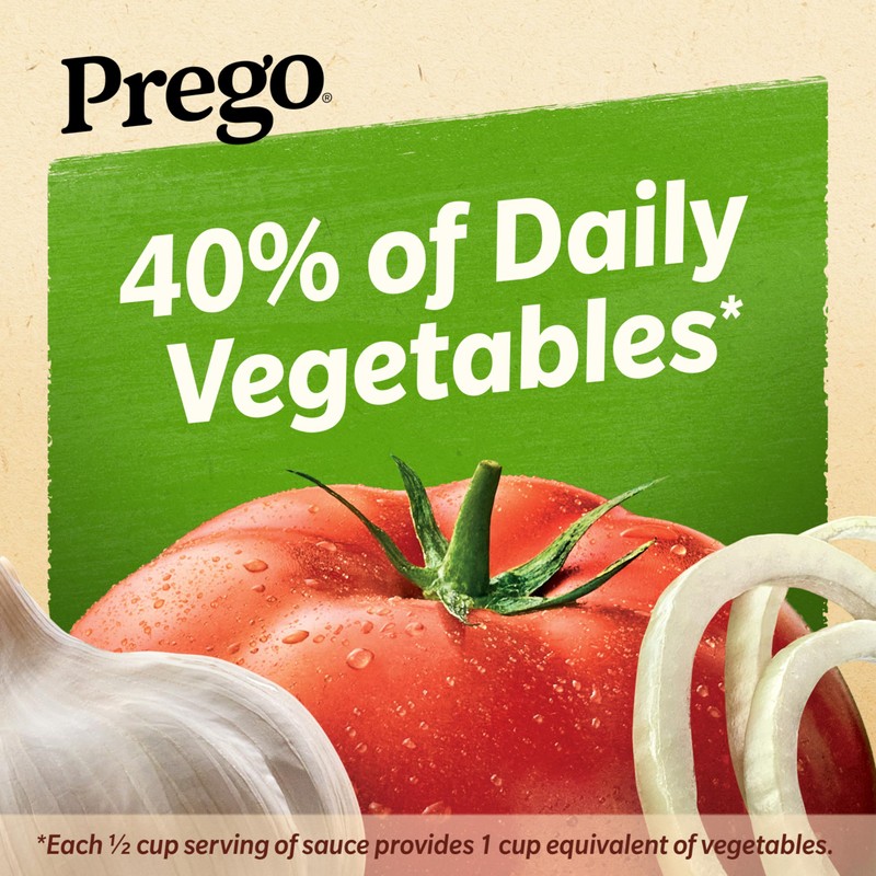 Prego Chunky Tomato with Garlic and Onion Pasta Sauce, 24