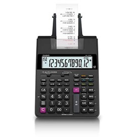 Calculadora de impresión Casio HR-170RC – Pantalla de 12 dígitos | Impresión en 2 colores, reimpresión y corrección | Ideal para contabilidad, contabi