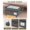 Megapuxin Under Bed Storage with Wheels, 72L XXL Large Underbed