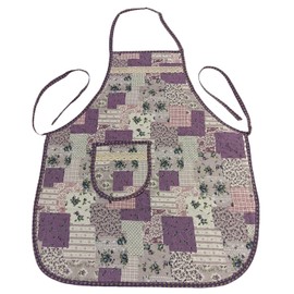 FAIRYGATE Aprons for Cooking Cloth Apron 100% Cotton 1 Piece Neck Strap Apron with Center Pocket for Chef, Women & Men -Spring/Summer A5528