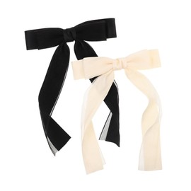 Beavorty 2pcs Hair Bows: Big Bowknot Clips Barrettes Cute Spring Hair Accessories Headpiece For Bachelorette Party Women Girls Toddlers Teens Kids