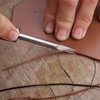 XILEWHZF Leather Edge Scraping DIY Craft Tool for Handmade Leather