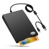 Floppy Disk Reader, External USB 2.0 & Type C Floppy