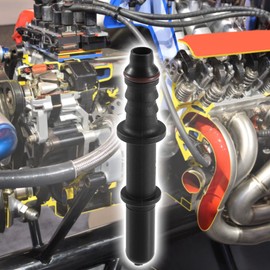 A ABSOPRO 2 Piece Fuel Line Connector 7.89 mm ID6 Fuel Hose Coupling Quick Release Connector Set