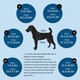 V.PET.B.R Dog Surgery Recovery Suit,Female Male Dog Onesie for Spay Neuter,Substitute E-Collar & Cone,Anti-Licking Breathable Onesie for Small Medium Large Dogs,New Dinosaur Pattern M