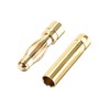 sourcing map 10 Pairs 4 mm Male and Female Banana