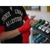 king2ring Boxing Vantage Gloves Kickboxing Contractions (Black)