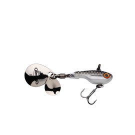 Berkley Pulse Spintail, Jig Lure with Spinner Blade & Berkley Fusion Treble Hook - Long Casting Hard Bait for Perch, Trout, Pike, Unisex,Roach, 14g | 70mm