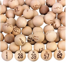 S&S Worldwide - mp-W9509 Wooden Bingo Balls (Pack of 75)