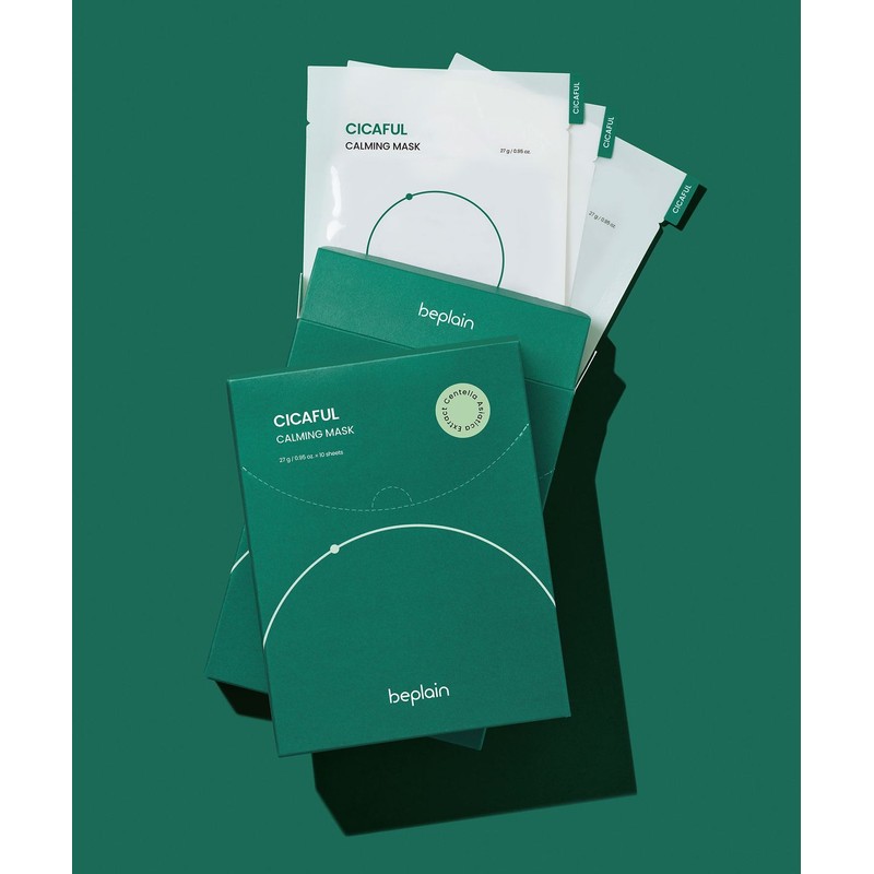 Beplein Biplain [30 Sheets/Hydrating] Cica Full Calming Mask