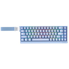 IROK MU68 Ultra Rapid Trigger Magnetic Switch Keyboard, Zero Dead Zone, Hot Swapped RGB Programmable, RT 0.01mm 8K, Low Latency Wired Gaming Keyboard for Win/Mac Gamer-Blue